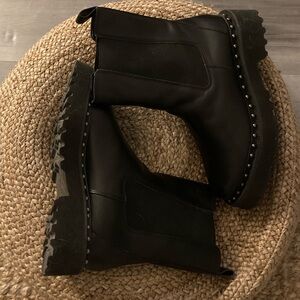 Vince Camuto Low Platform Studded Boots - Size 10